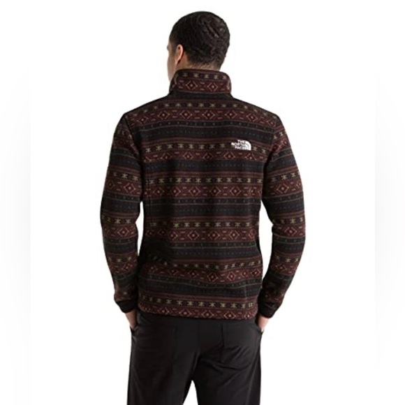 THE NORTH FACE Men's Tsillan ¼ Zip Sweatshirt Root Brown M - Picture 4 of 13
